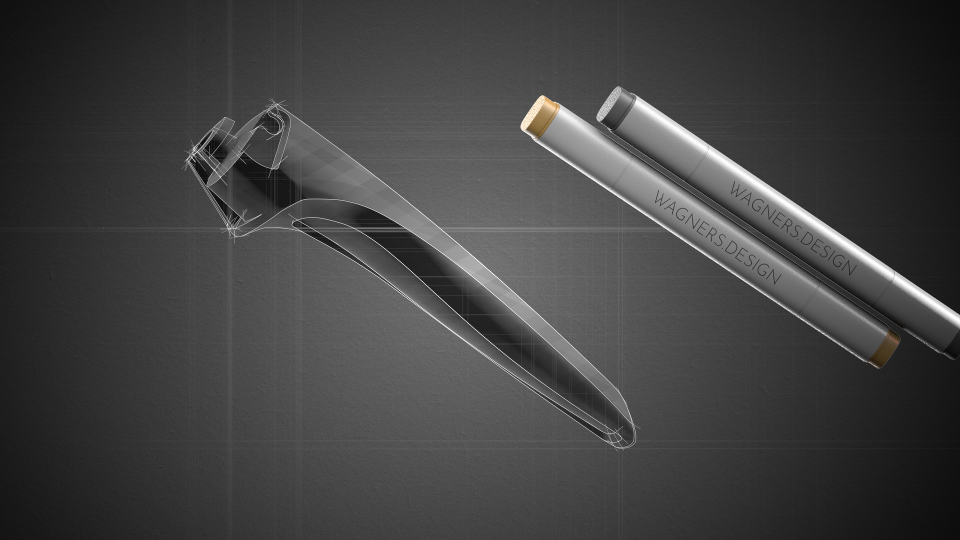 Industrial design sketch